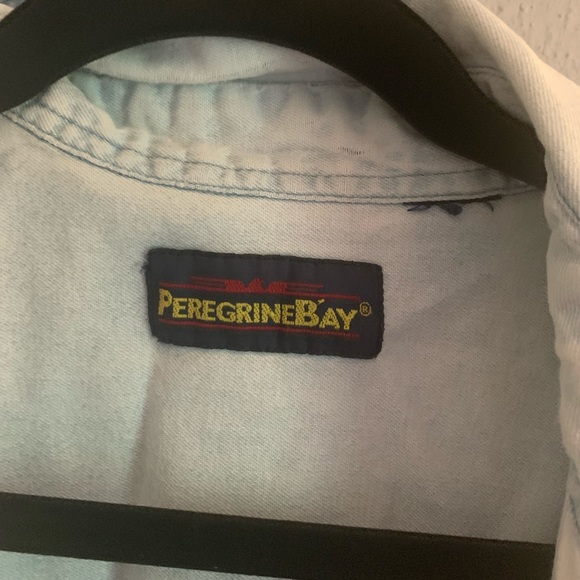 Peregrine Embroidered Rottweiler Button Down Denim Color Dog Shirt - Picture 7 of 9